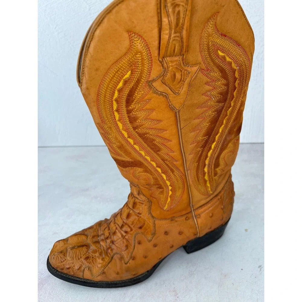 Holster‎ Tan Alligator Boots Men 6.5